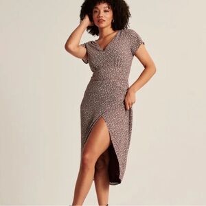 Abercrombie & Fitch Black and White High Low Dress